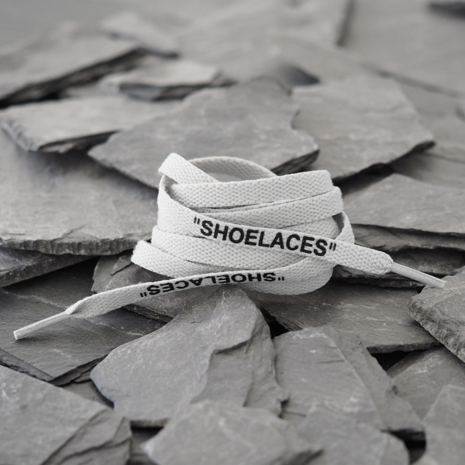 Shoelaces off best sale white nike